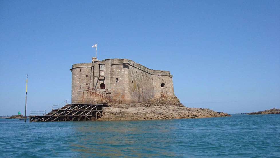 Le chateau du Taureau, depuis Amzer'zo